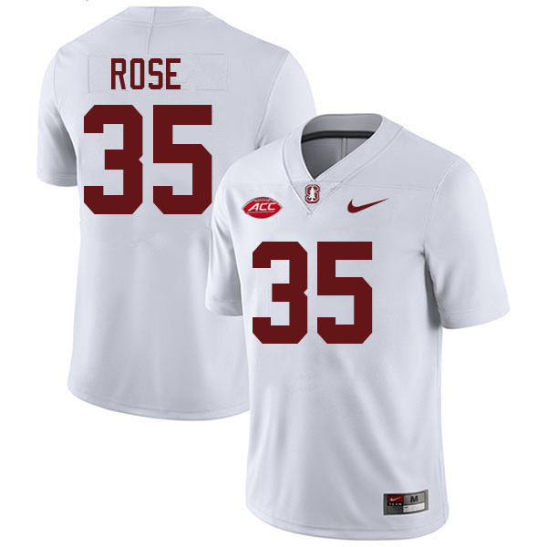 #35 Matt Rose Stanford Cardinal College Football Jerseys Stitched-White #35 Matt Rose Stanford Cardinal College Football Jerseys Stitched-White
